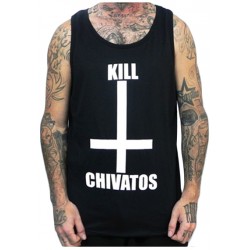 Camiseta Tirantes Rulez Kill Chivatos Negra